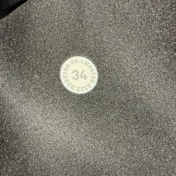 Lululemon Commission Pants Men Size 34 Black Slash Pockets Slim Fit W35 L30 EUC - Picture 10 of 10